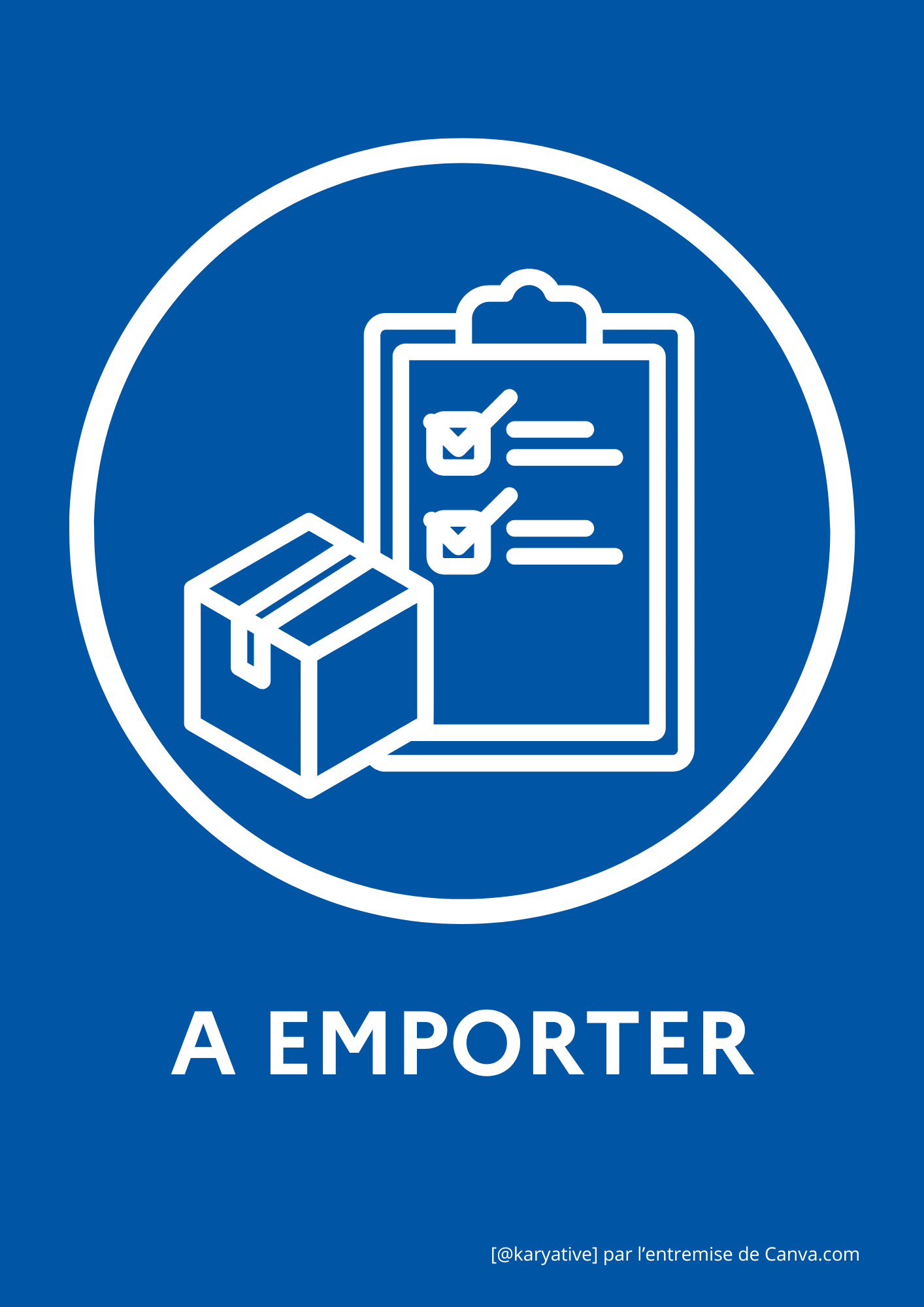 A emporter