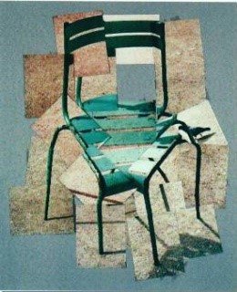D. Hockney, Une chaise, jardin du Luxembourg 