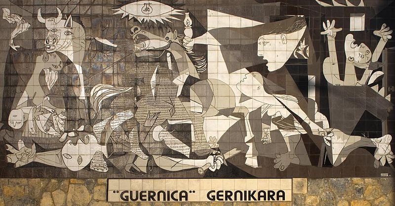 fresque murale Guernica