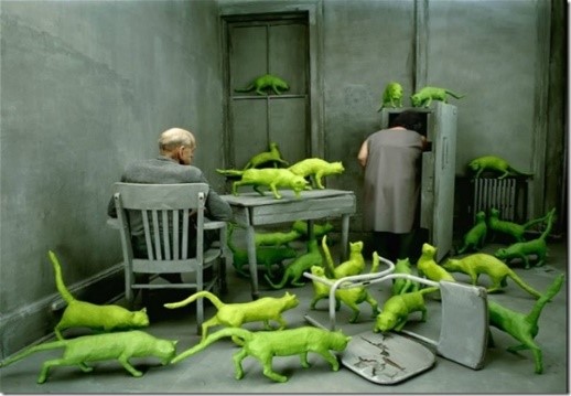 Radiactive cats, Sandy Skoglund, 1980