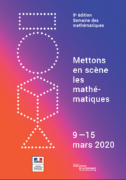 affiche semaine des mathématiques 2020